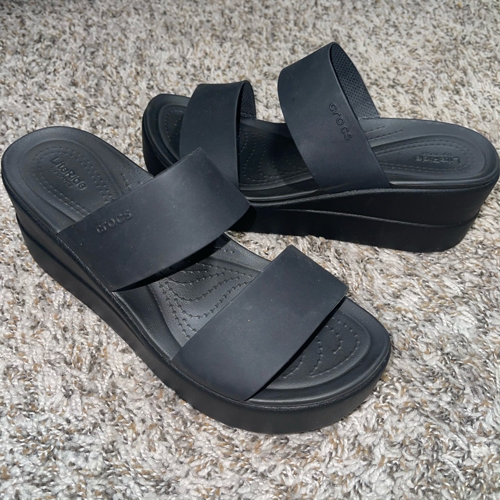 Croc Wedge Sandals!